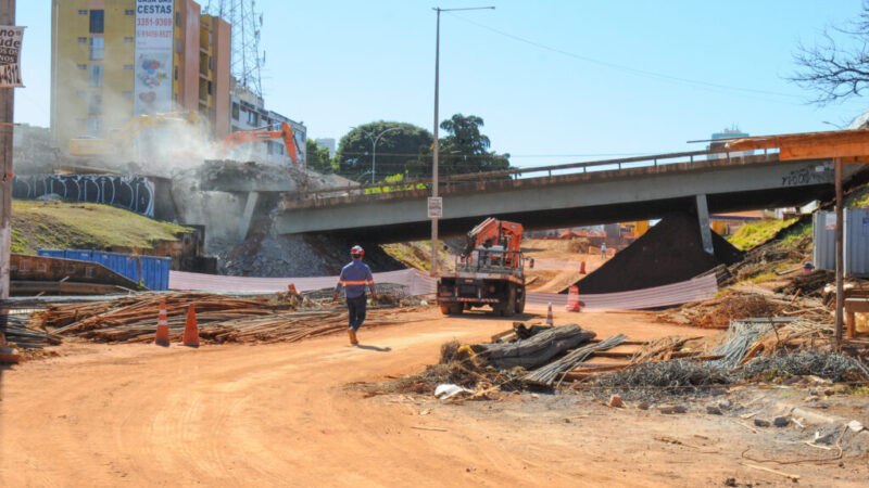 Demolição do Viaduto da Samdu em Taguatinga vai durar 20 dias