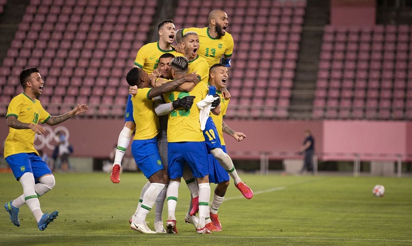 É Ouro: Brasil é bicampeão olímpico no futebol masculino