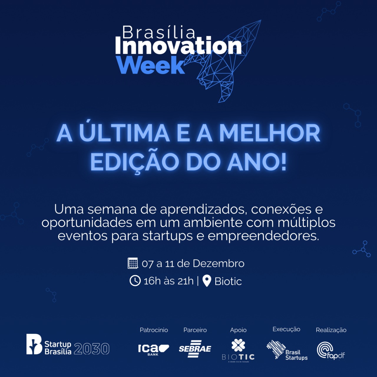 Brasília Innovation Week recebe pela primeira vez Eufrásio Pereira em uma mentoria