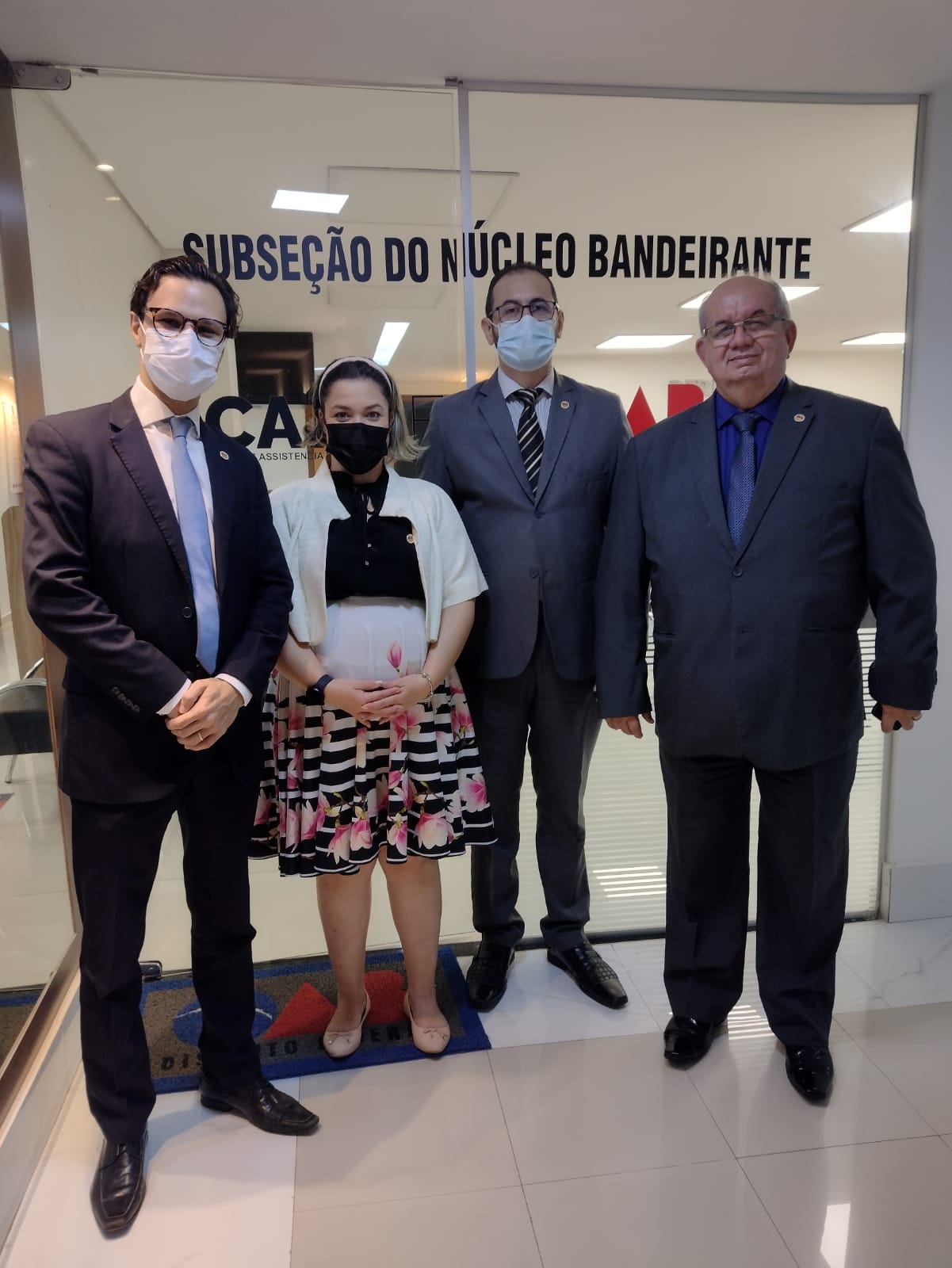 Visita a diretoria da Subseção da OAB Nucleo Bandeirante