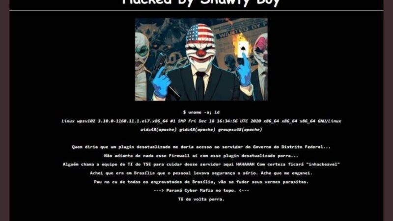 Hackers invadem sites do GDF: “Vermes parasitas”