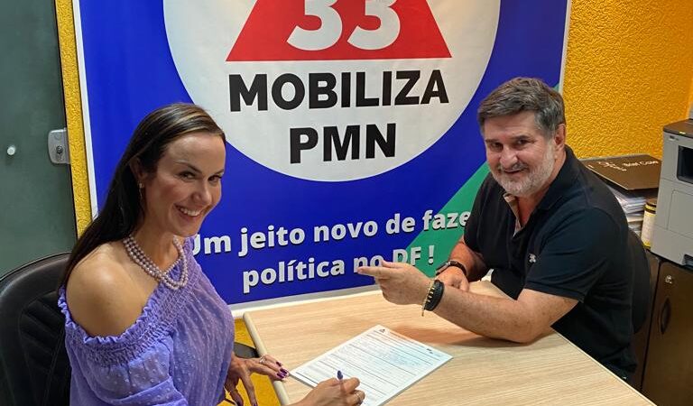 Renata D’Aguiar se filia ao PMN-DF￼