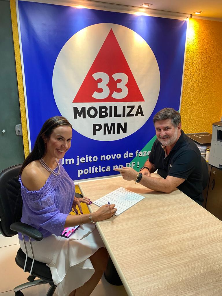 Renata D’Aguiar se filia ao PMN-DF￼