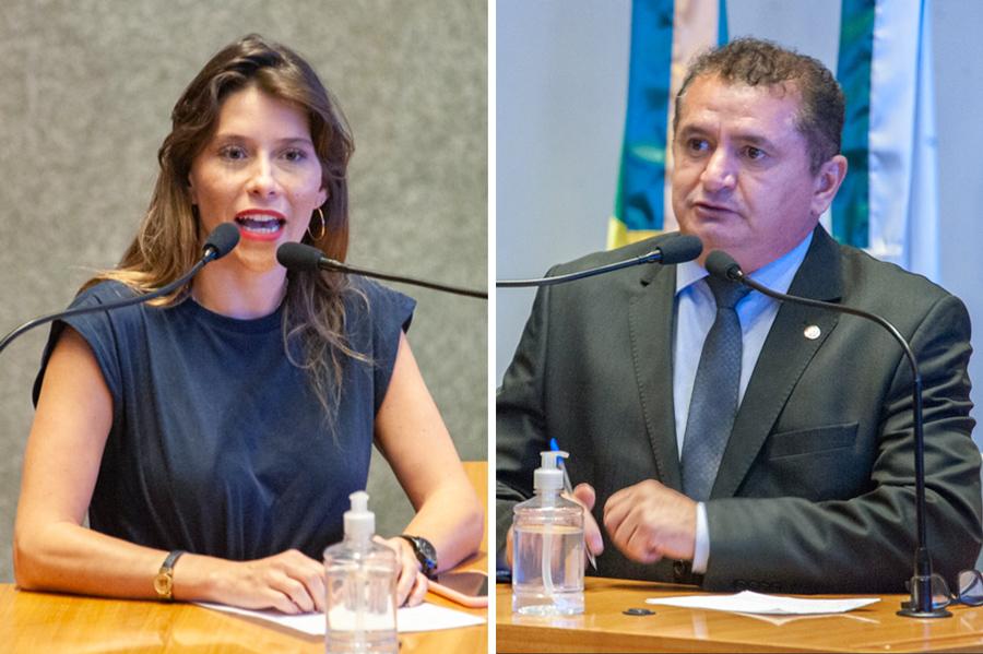 Distritais Júlia Lucy e Reginaldo Veras anunciam seus novos partidos para as eleições deste ano