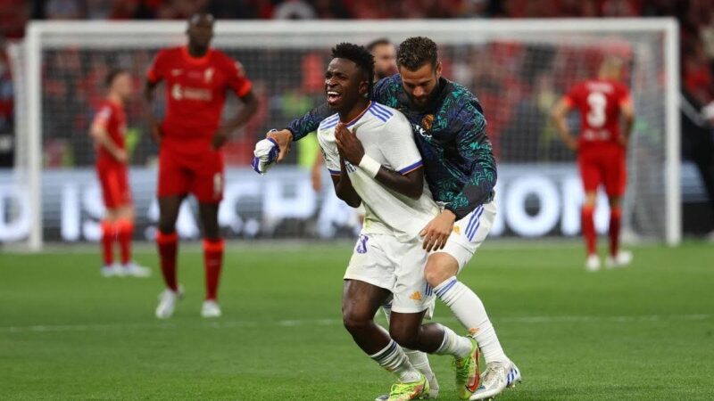 Com gol de Vini Jr. Real Madrid vence Liverpool e conquista 14º título da Liga dos Campeões