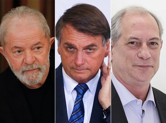 Lula tem 40,6% das intenções de voto, Bolsonaro, 32% e Ciro, 7,1%, aponta pesquisa CNT