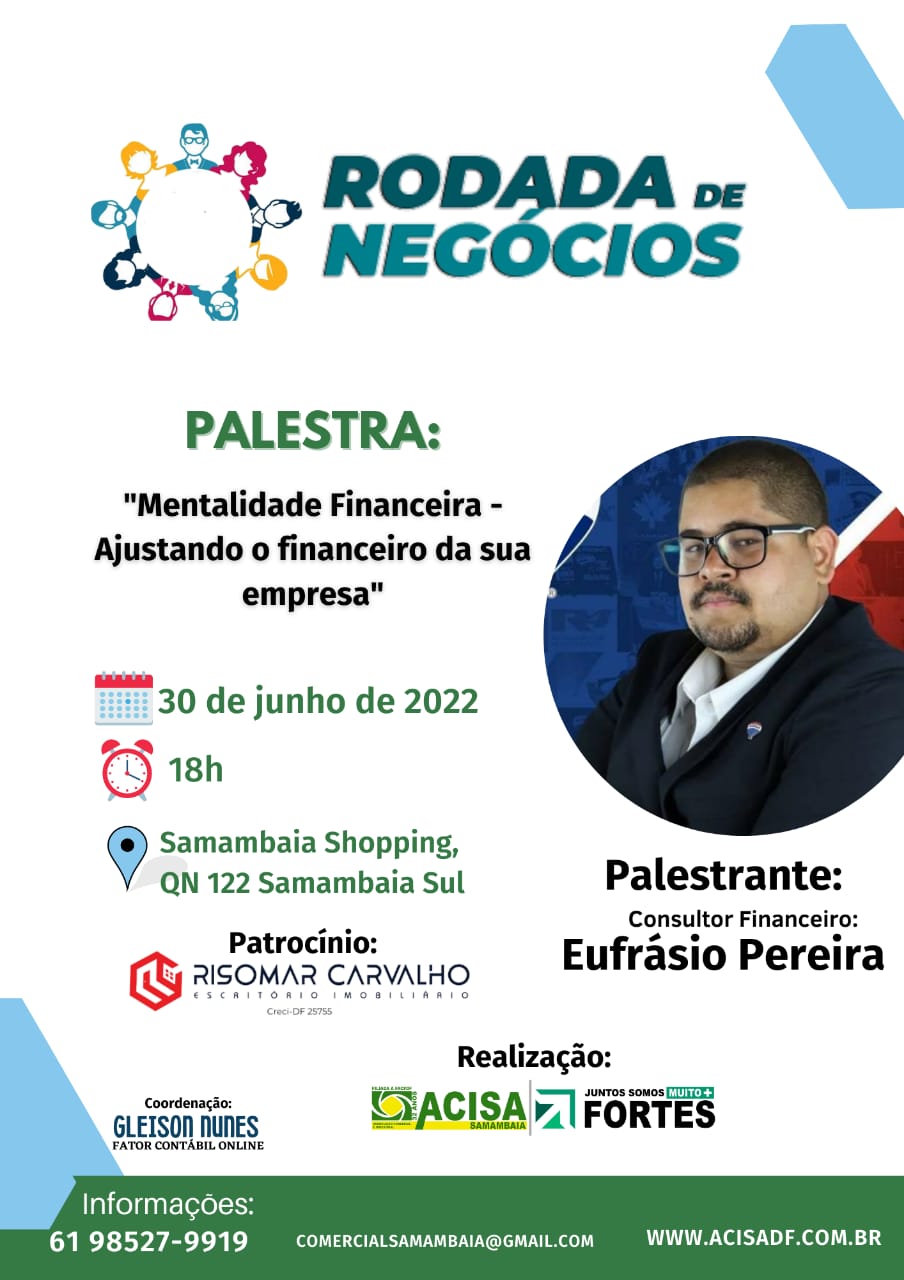 HOJE RODADA DE NEGOCIOS COM EUFRASIO PEREIRA