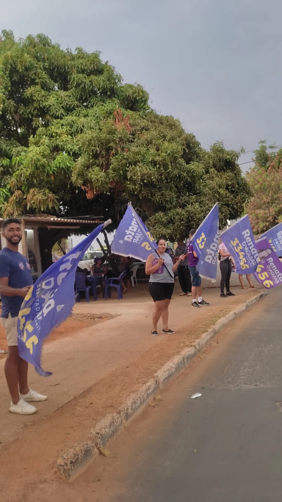 EQUIPE DA RENATA D’AGUIAR ESTÁ NAS RUAS DE PLANALTINA