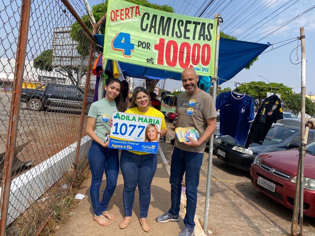 EQUIPE DE ADILA MARIA NA FEIRA DOS GOIANOS