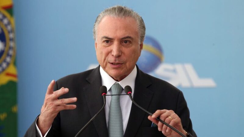 Meu governo foi um golpe de sorte ao país, diz Temer em resposta a Lula