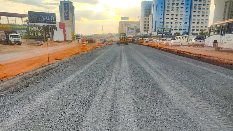 Via de ligação entre boulevard do Túnel de Taguatinga e EPTG pronta para pavimentação