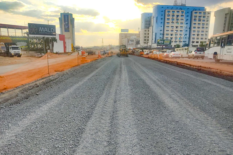 Via de ligação entre boulevard do Túnel de Taguatinga e EPTG pronta para pavimentação