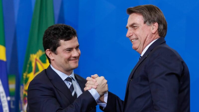 Bolsonaro recebe apoio de Moro e fala em ‘novo relacionamento’