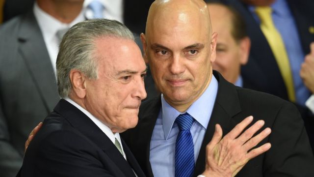 “Tempo de presidência de Temer foi pouco, o Brasil merecia mais”, diz Moraes em NY