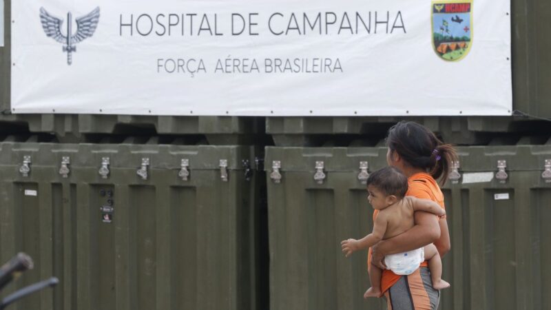 Hospital de campanha já fez mais de 300 atendimentos aos yanomami