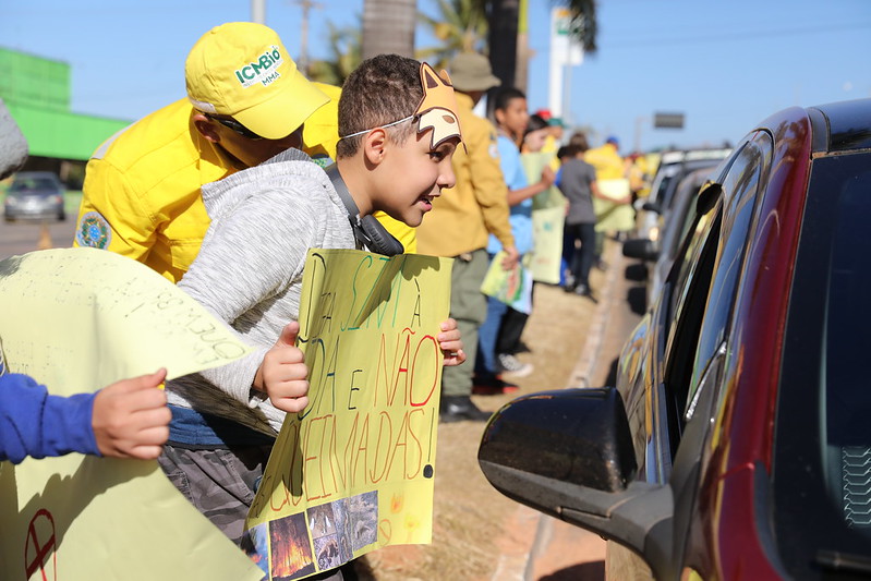 Secretaria do Meio Ambiente promove Blitz educativa para orientar contra incêndios florestais