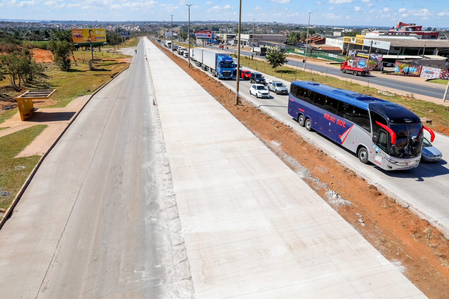 Trânsito na pista norte da Estrutural será desviado a partir de segunda (2)