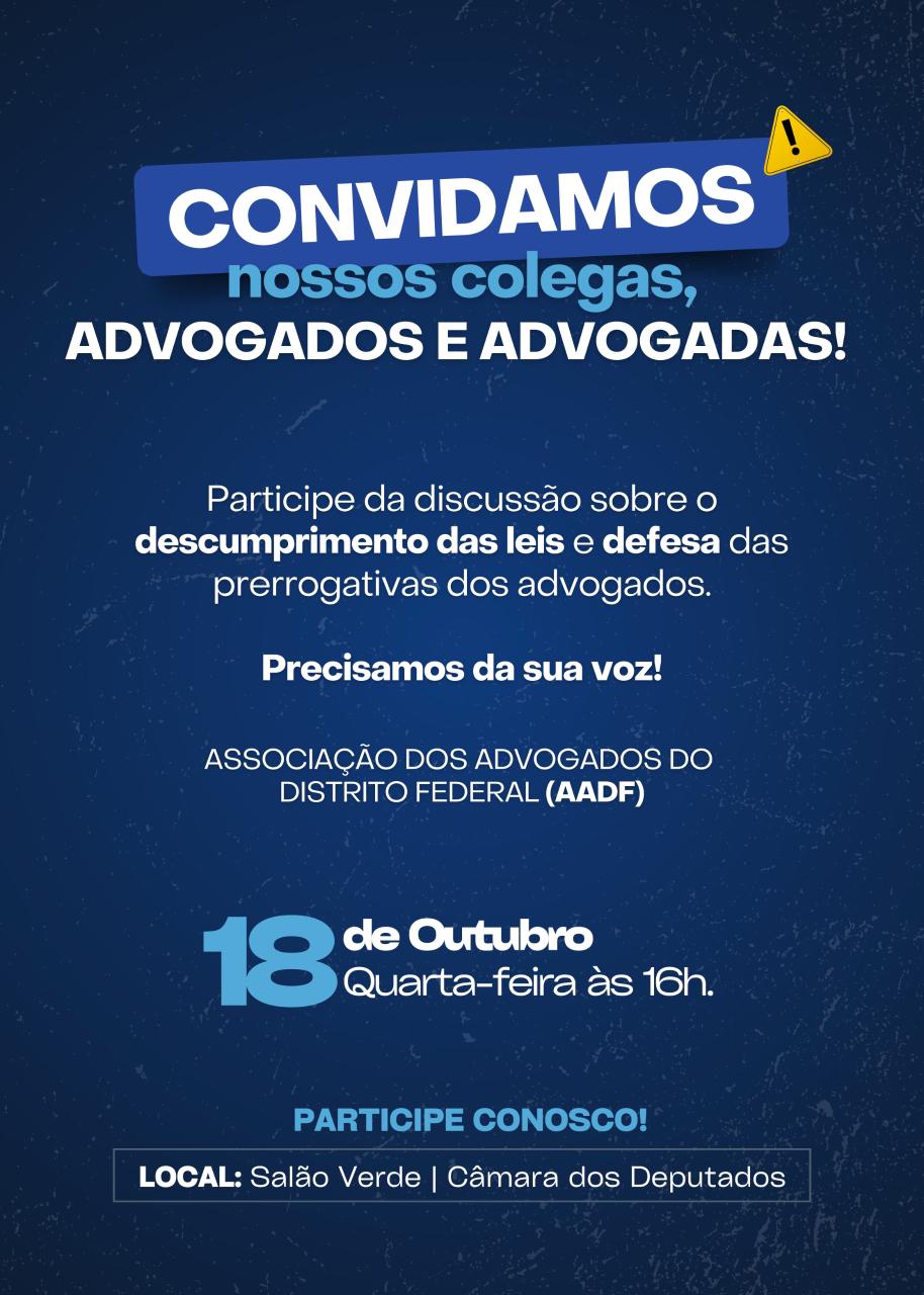 Advogados chegou sua hora de reivindicar