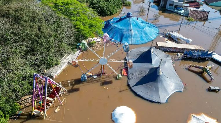 Quase 90% das cidades do RS foram atingidas pelas fortes chuvas