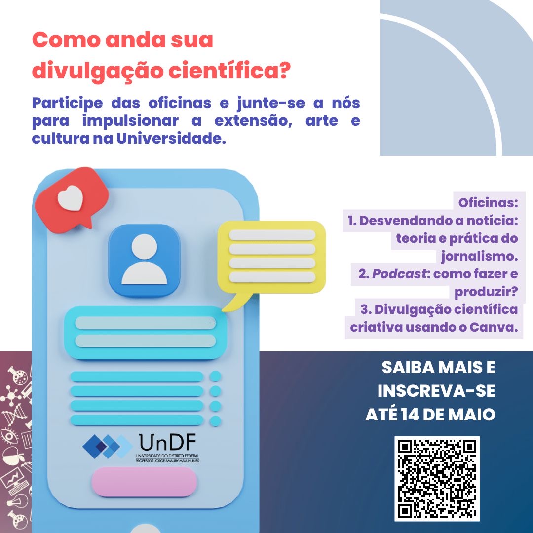 Inscrições abertas para três oficinas gratuitas na área de comunicação