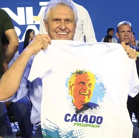 União Brasil lança Caiado como pré-candidato à presidente em evento na cidade de Goiânia