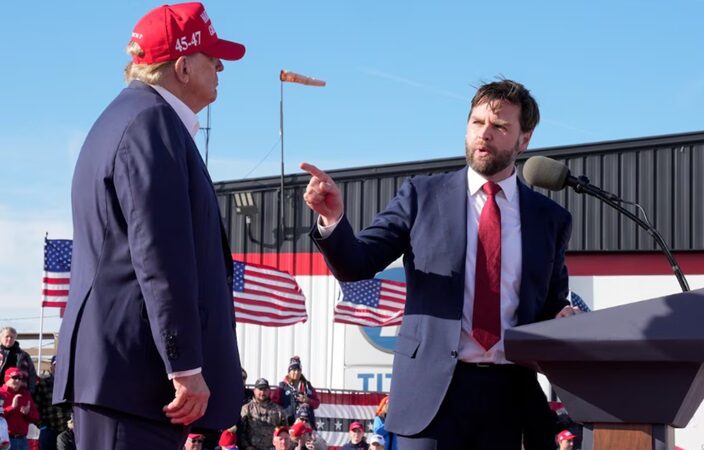 Trump anuncia J.D. Vance de 39 anos, como candidato a vice-presidente na chapa republicana