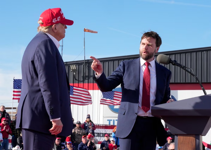 Trump anuncia J.D. Vance de 39 anos, como candidato a vice-presidente na chapa republicana