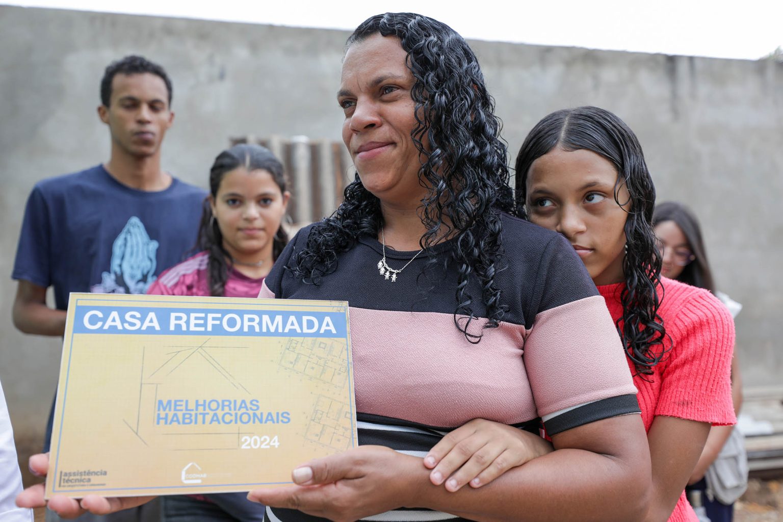 Programa Melhorias Habitacionais transforma lar de moradores do Sol Nascente/Pôr do Sol