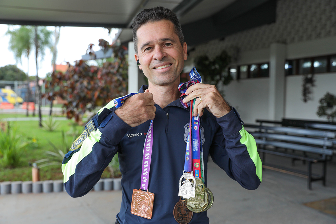 Apoiado pelo GDF, atleta brasiliense conquista medalha de bronze em competição internacional de kung fu