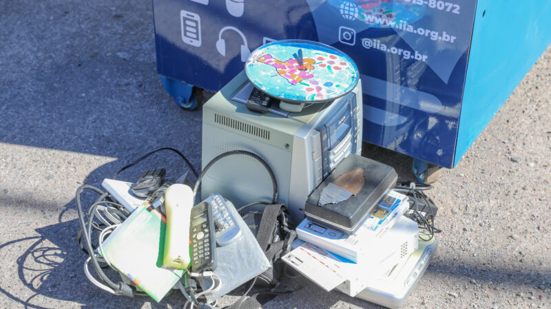 Descarte de eletroeletrônicos bate recorde nos pontos de entrega voluntária do DF