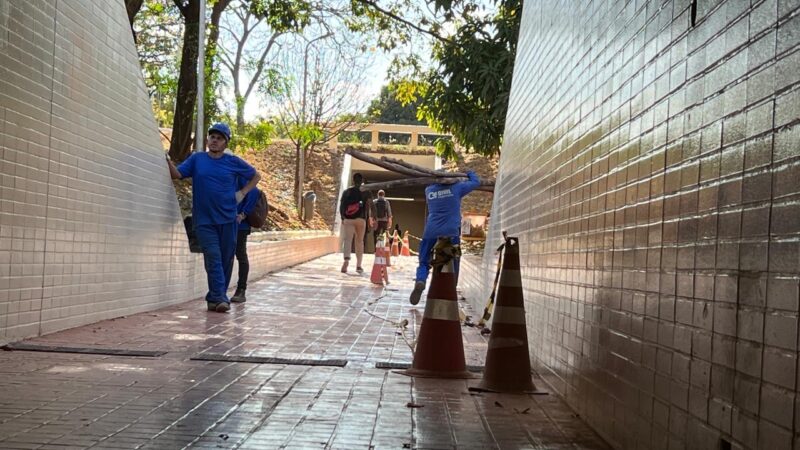 GDF entrega passagem subterrânea da 102 Sul totalmente reformada