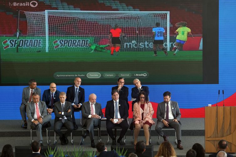José Cruz/Agência Brasil Brasília (DF), 27/08/2025 - O presidente Luiz Inácio Lula da Silva durante cerimônia de assinatura do decreto que regulamenta a TV 3.0 no no Palácio do Planalto. Foto: José Cruz/Agência Brasil