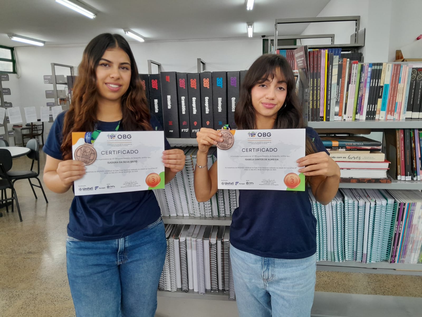Alunas do CEM Urso Branco são medalhistas na Olimpíada de Geografia