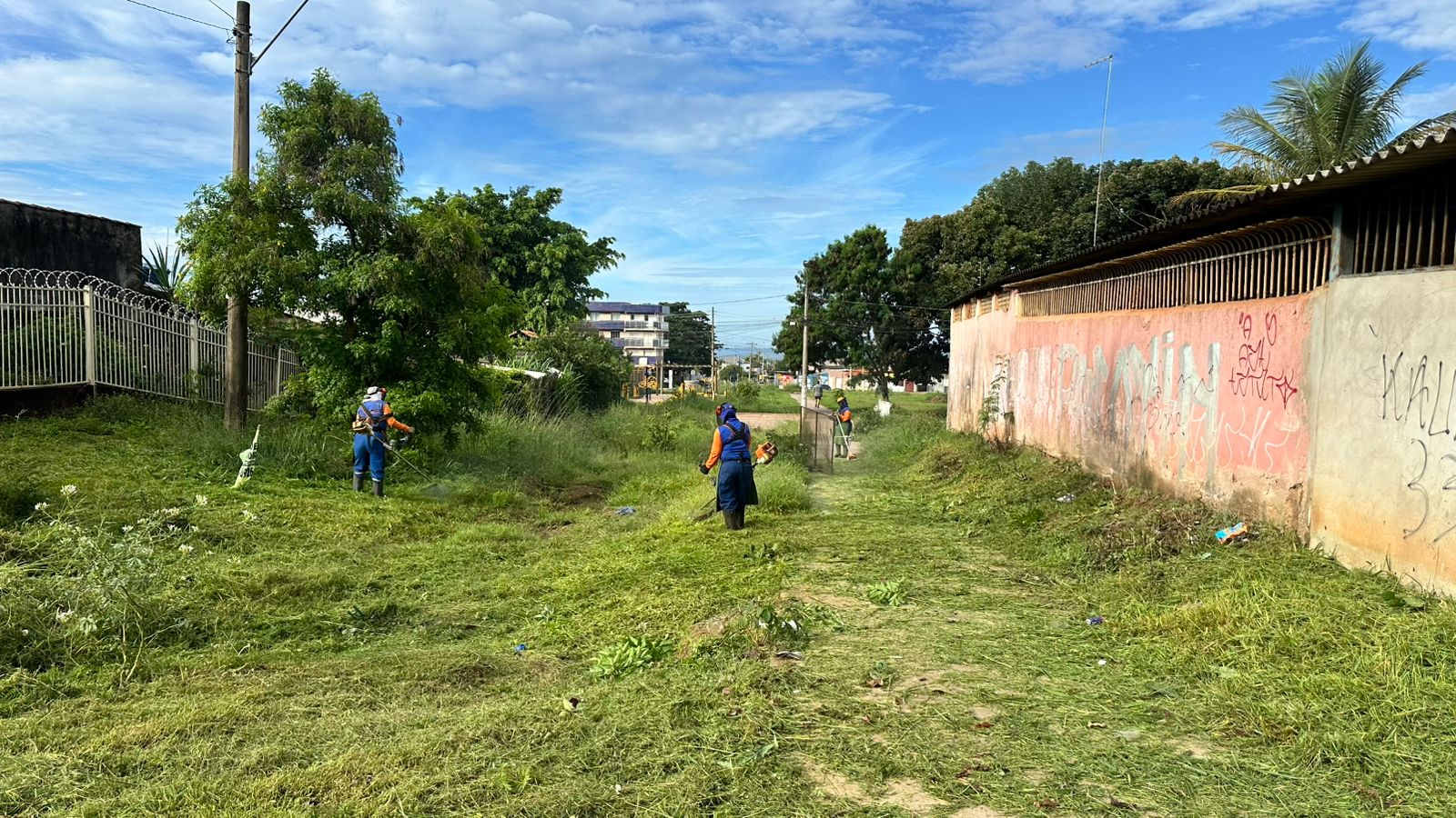 Parceria intensifica a roçagem de terrenos e garante ações permanentes de cuidado em Ceilândia