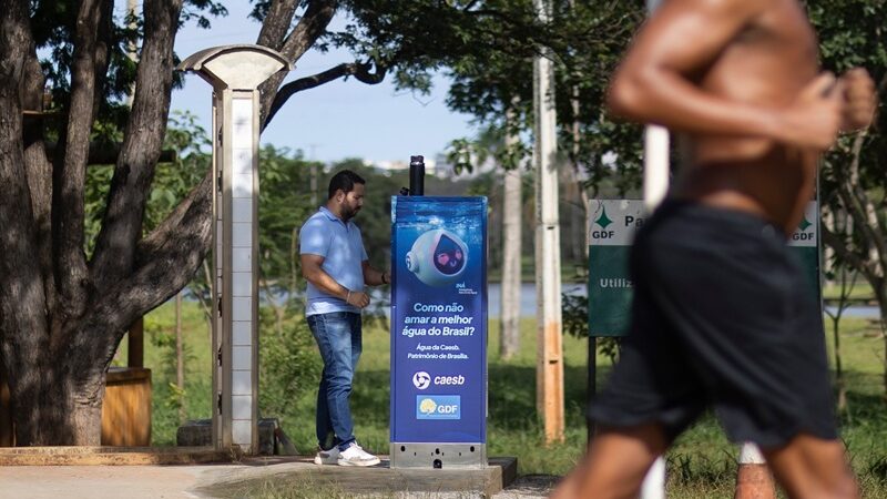 Parques do DF recebem pontos de água potável para enfrentar seca