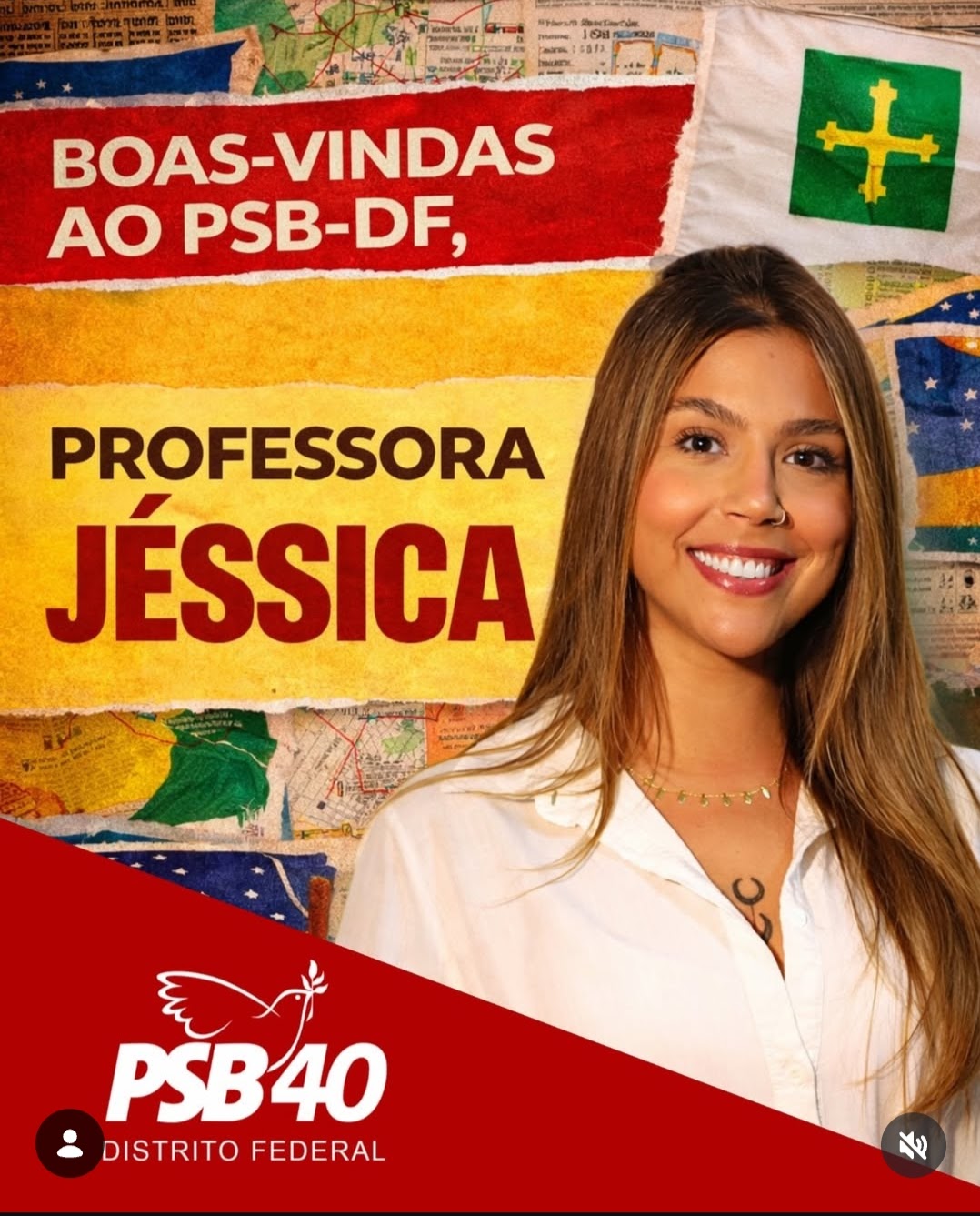 PSB surpreende ao filiar Professora Jéssica Motta